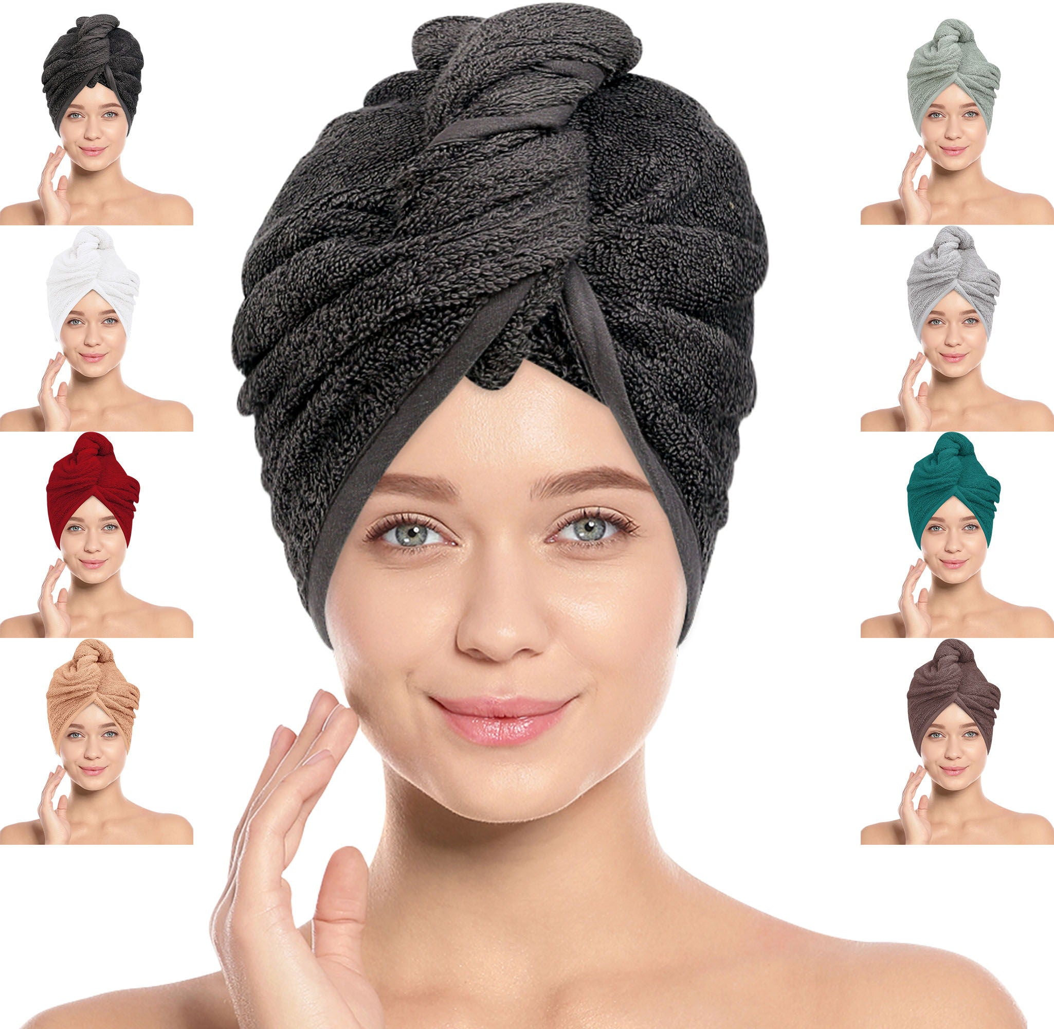 Hair Towel Wrap Cap