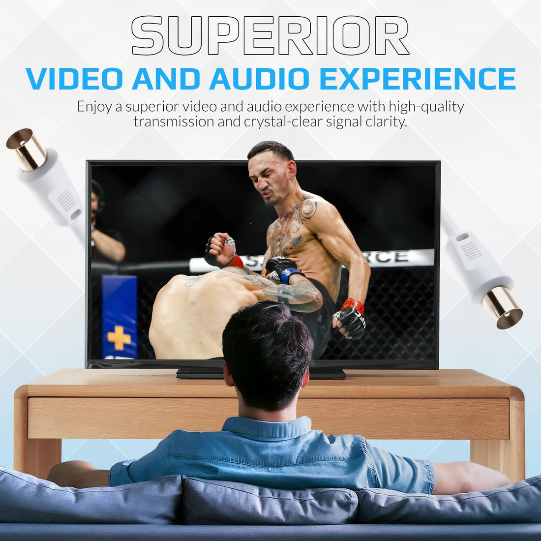 Coaxial TV Aerial Cable Extension