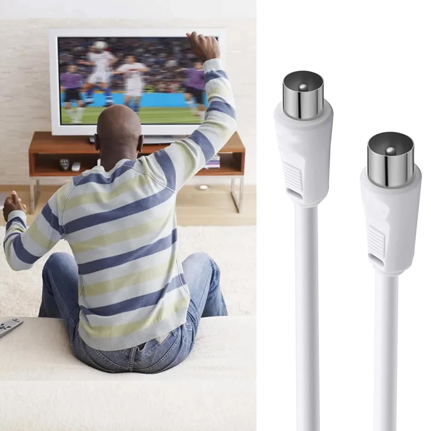 Coaxial TV Aerial Cable Extension