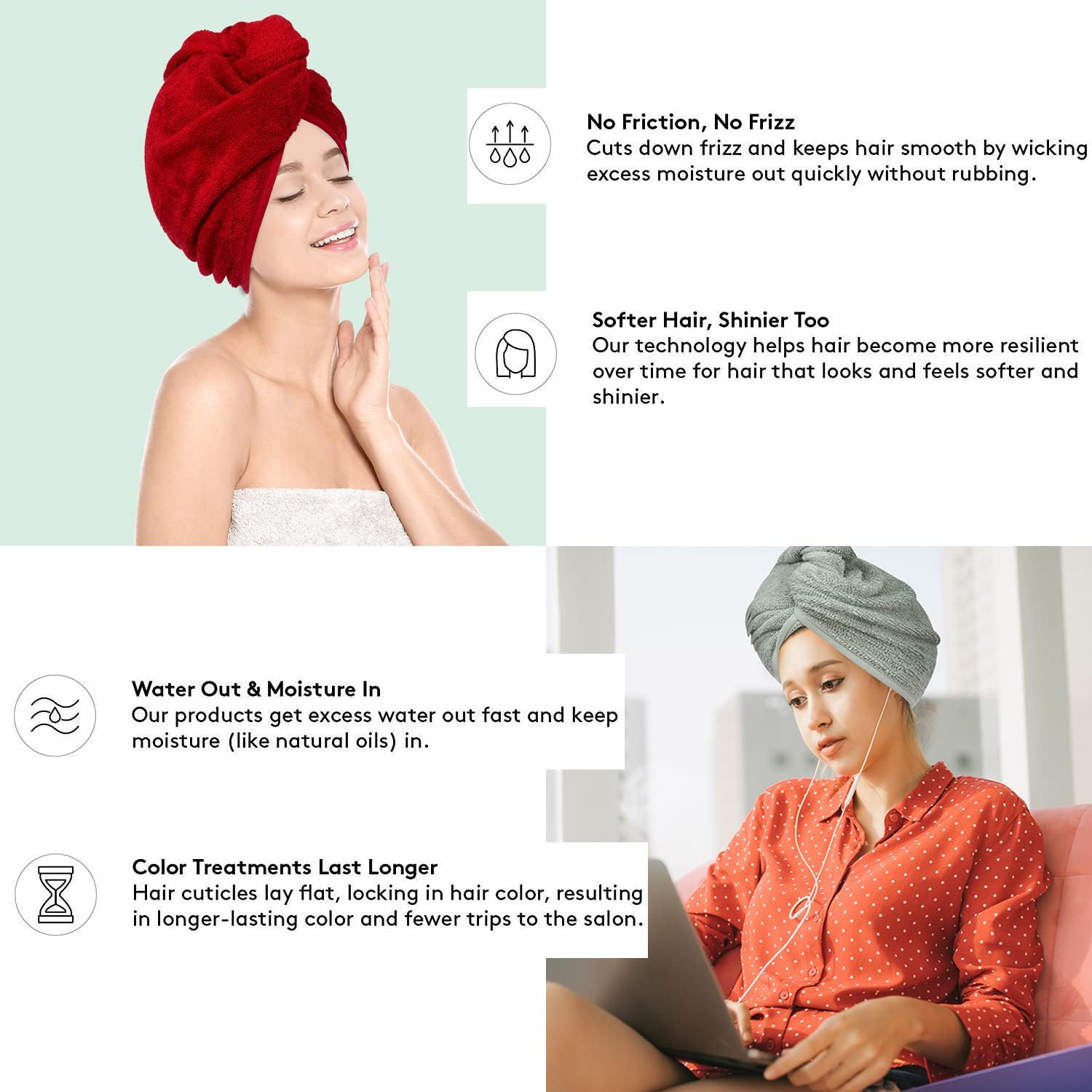 Hair Towel Wrap Cap