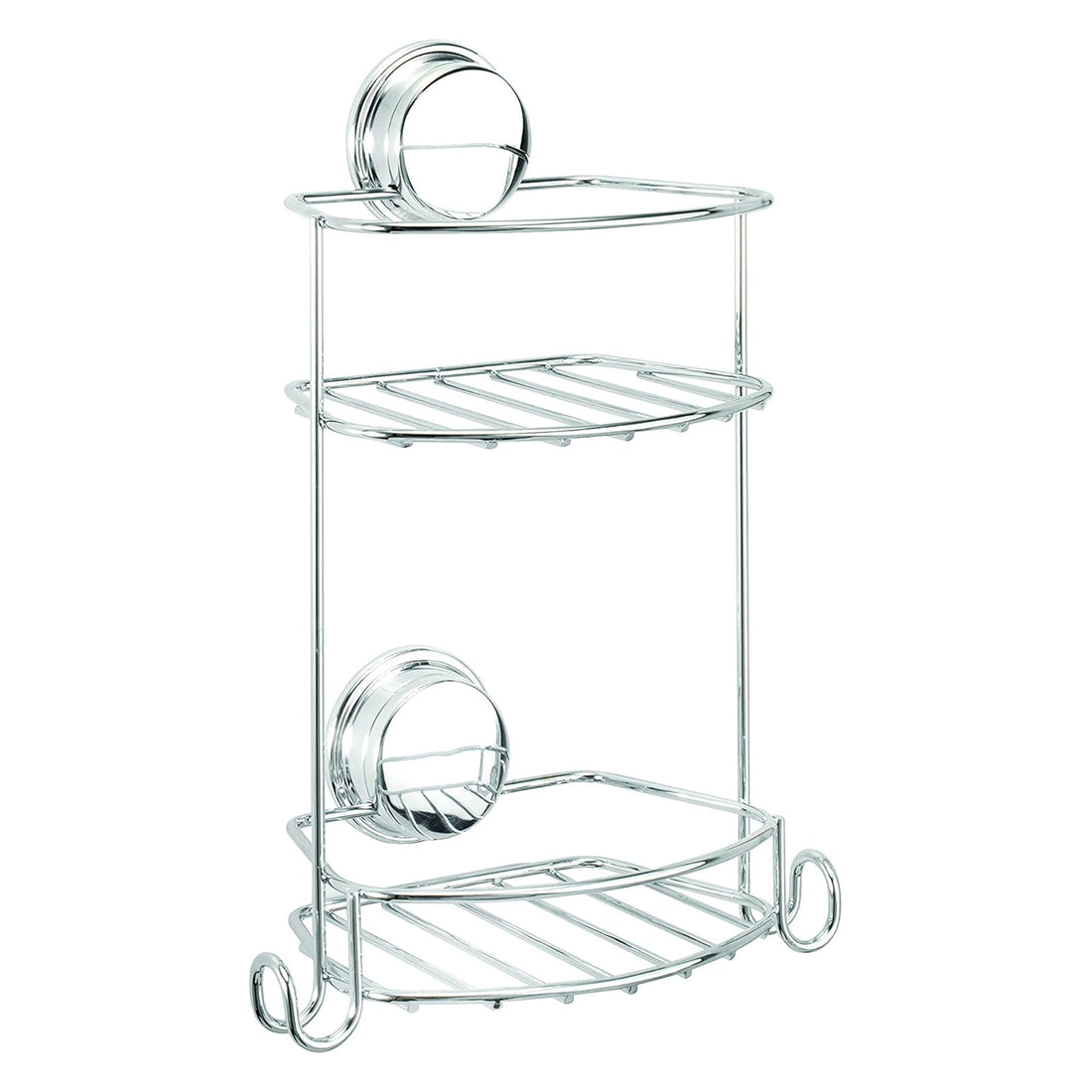 2-Tier Chrome Corner Shower Caddy