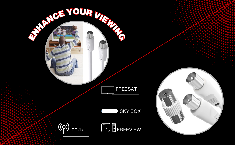 Coaxial TV Aerial Cable Extension