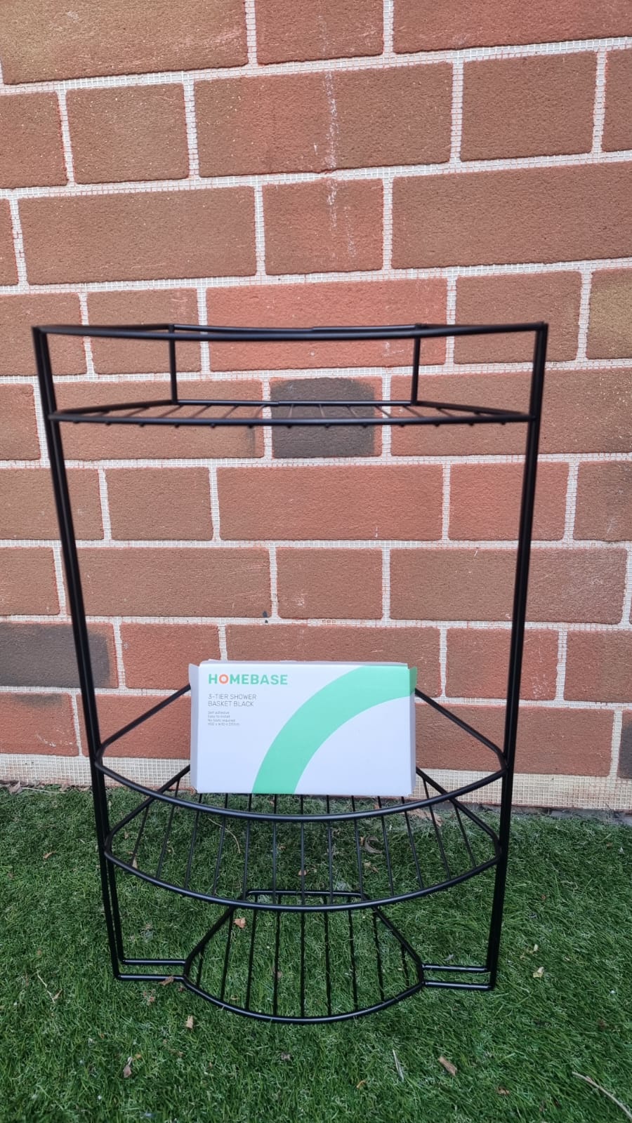 3-Tier Chrome Corner Shower Caddy