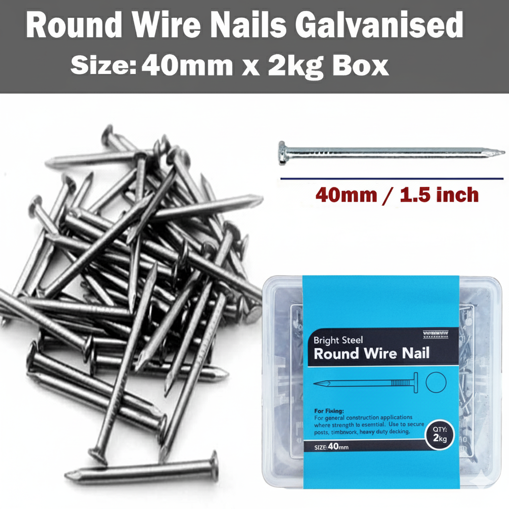 Galvanised Round Wire Nails