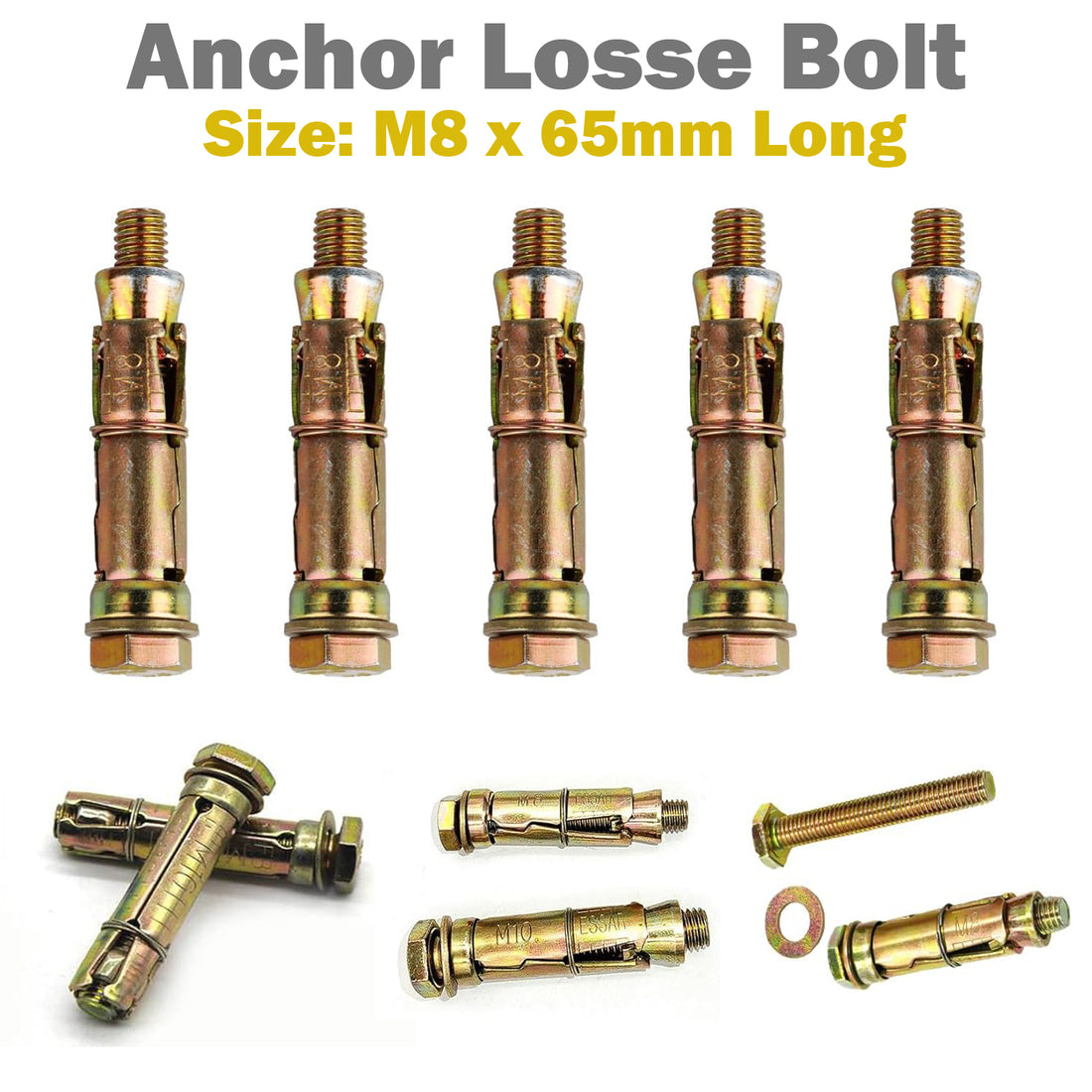 Loose Bolt Shield Anchors