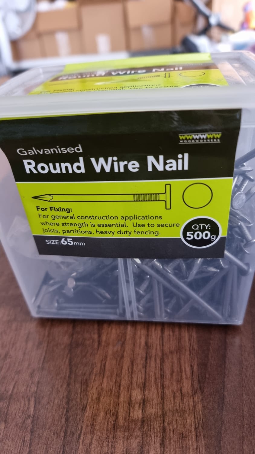 Galvanised Round Wire Nails