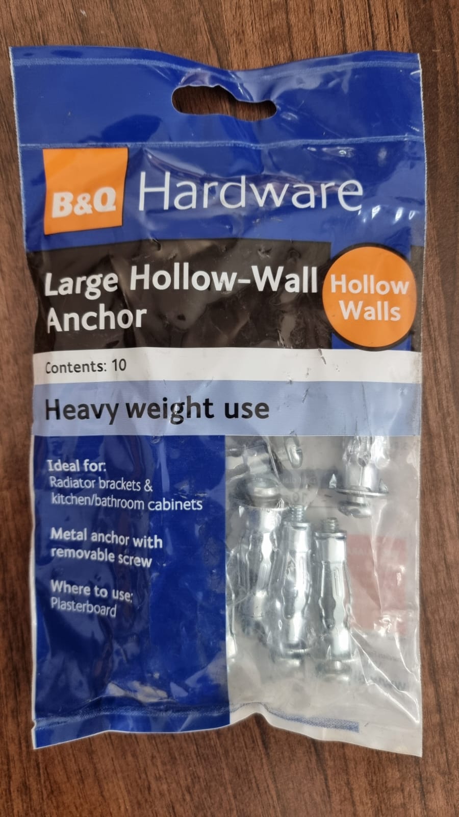 M5 x 40mm Heavy Duty Plasterboard Fixings