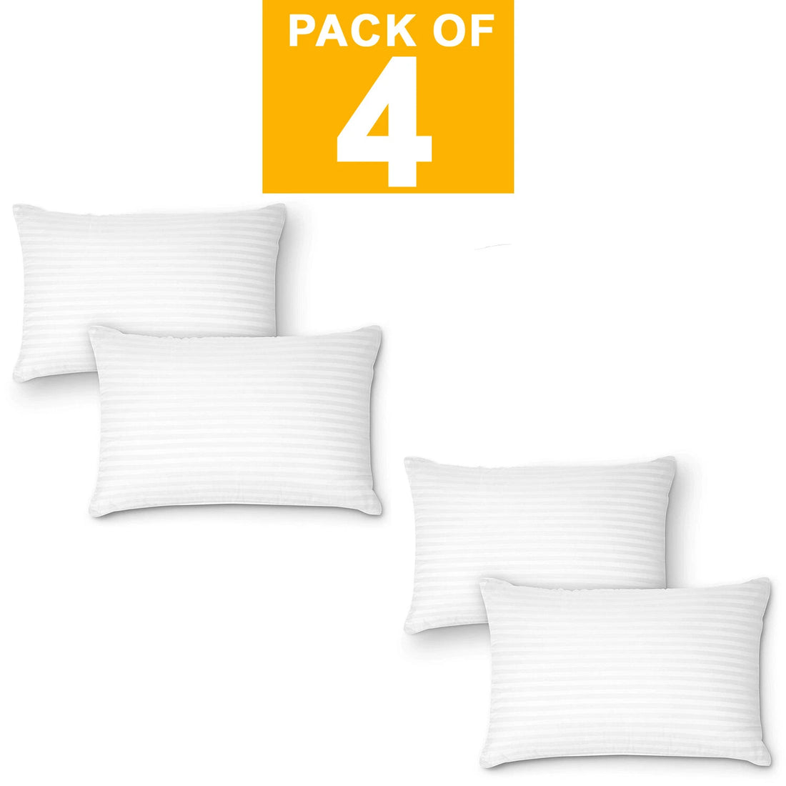 Satin Stripe Pillow Protectors