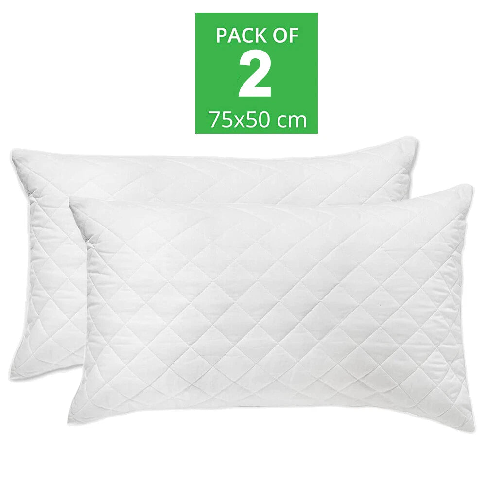 Quilted Zipped Pillow Protectors