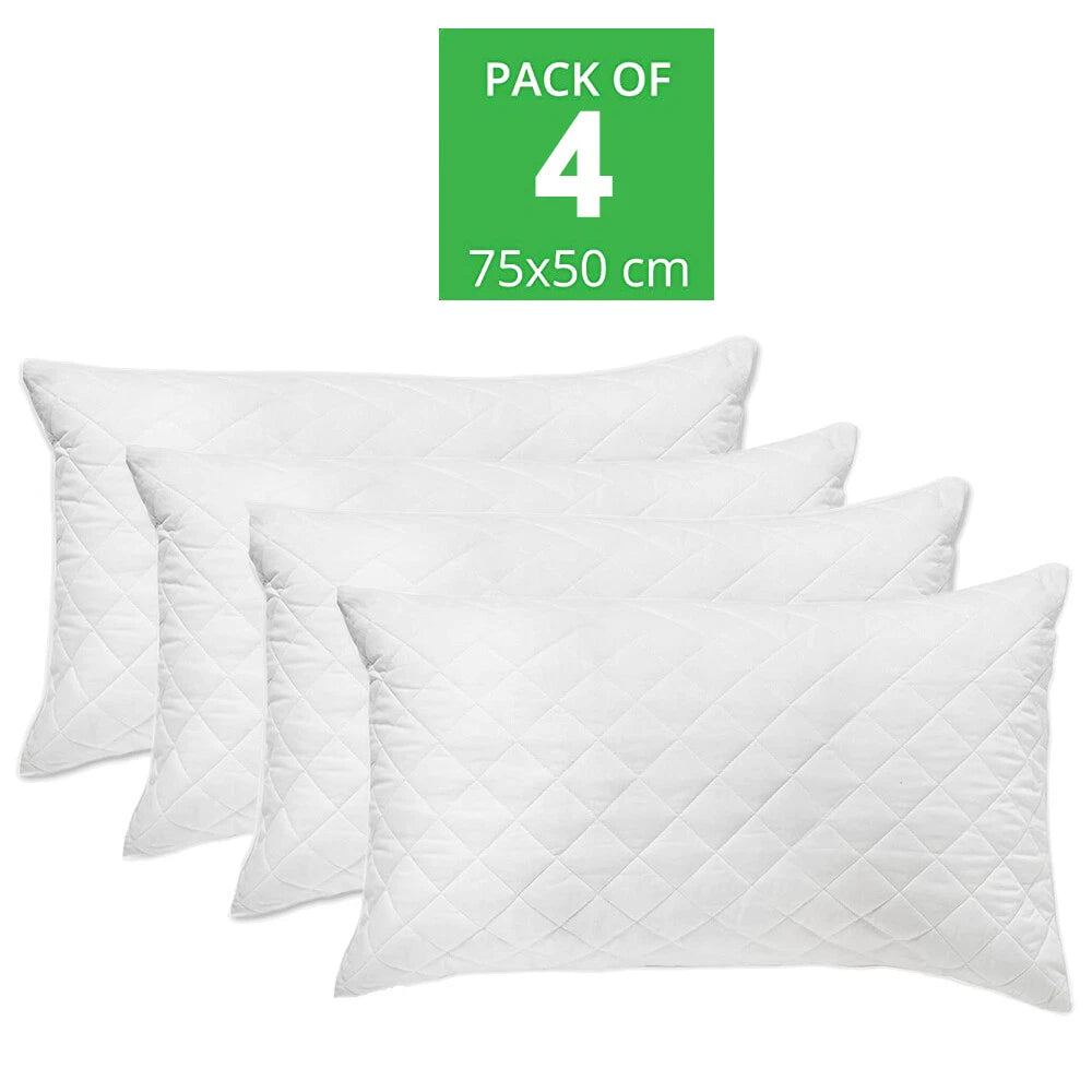 Quilted Zipped Pillow Protectors