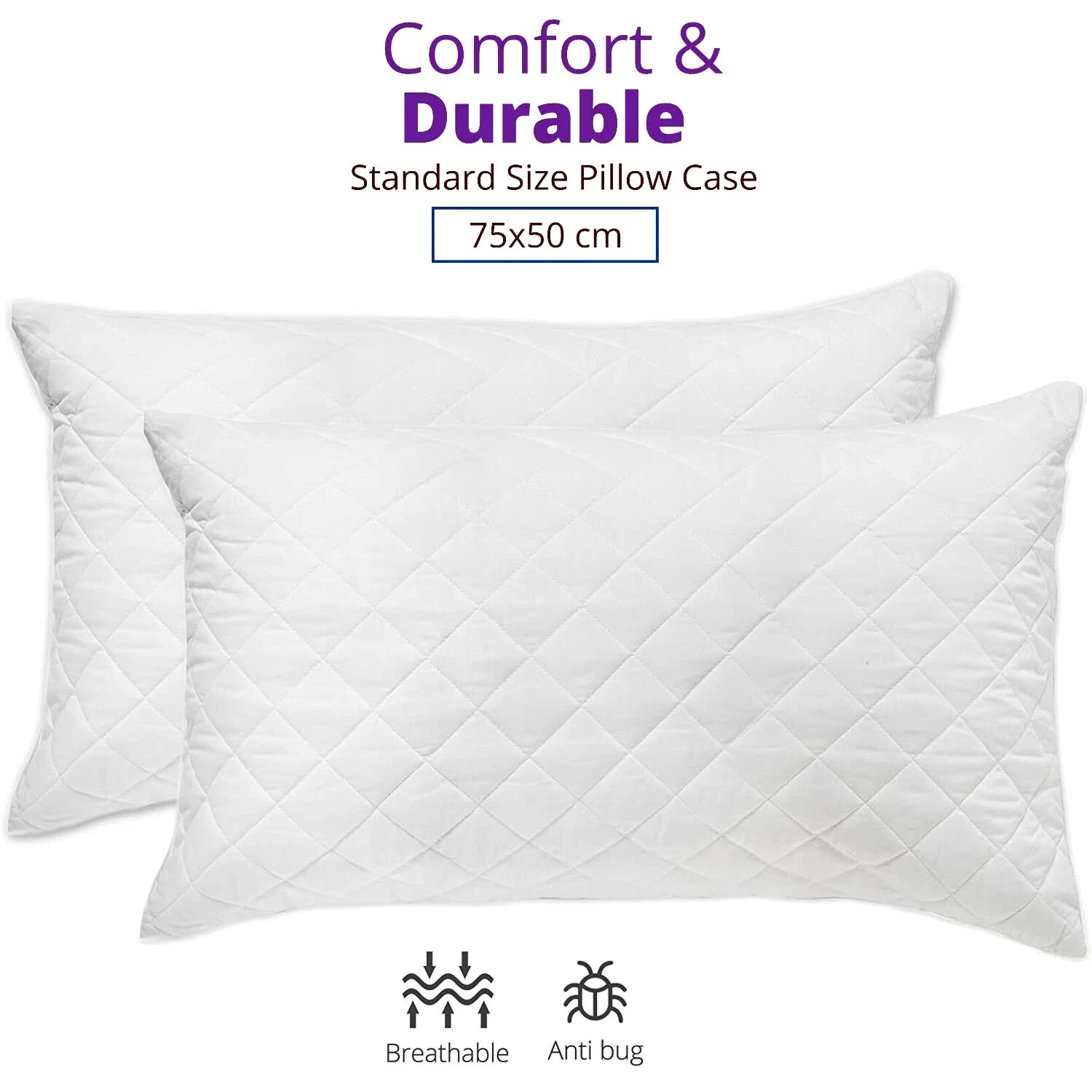 Auto Sonic Soft Pillowcase Pair