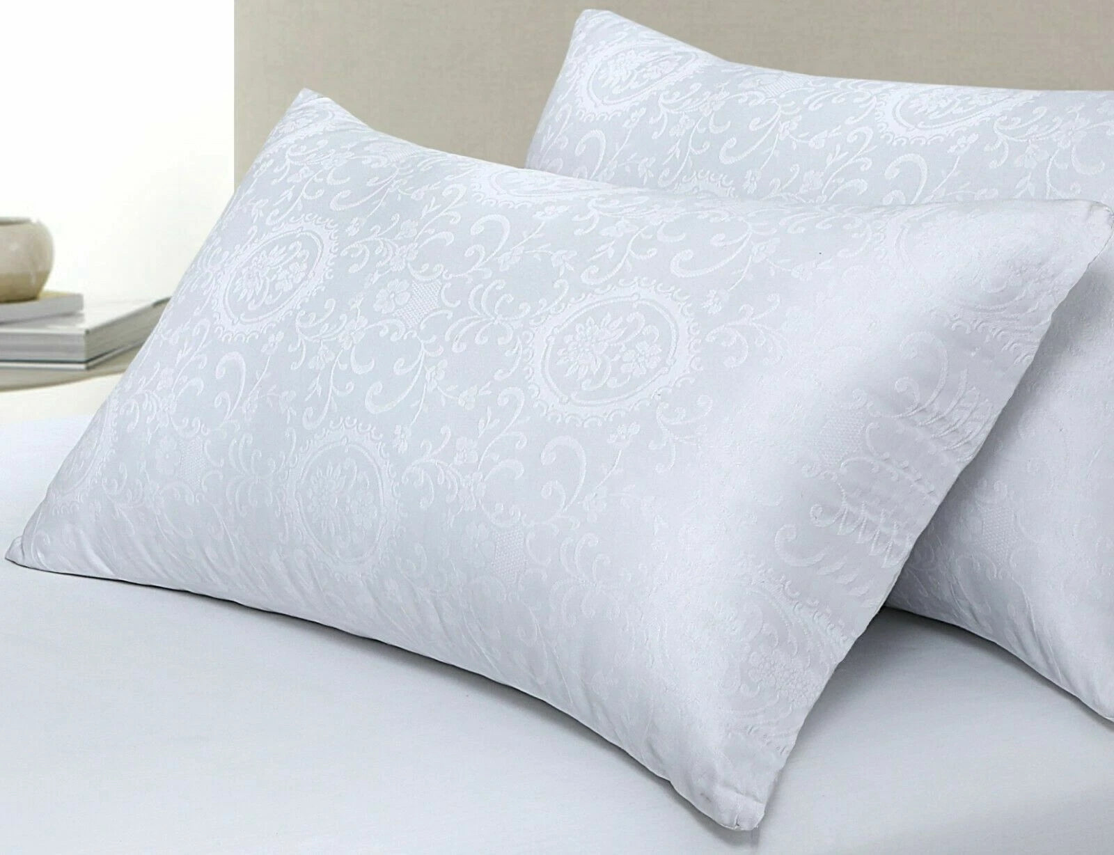 Luxury Jacquard Zipped Pillow Protectors