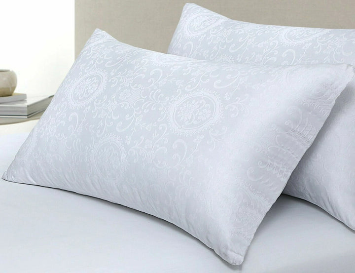 Luxury Jacquard Zipped Pillow Protectors