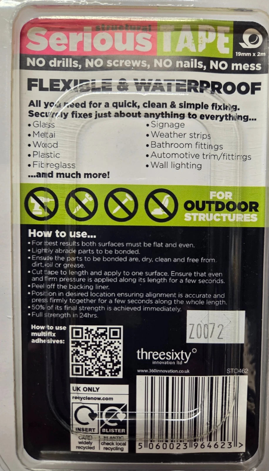 Heavy Duty Double-Sided Nano Tape