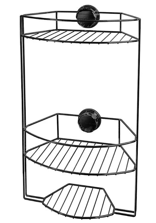 3-Tier Chrome Corner Shower Caddy