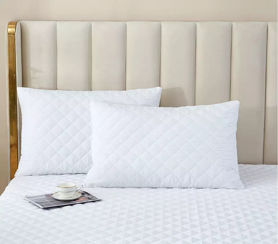 Quilted Zipped Pillow Protectors