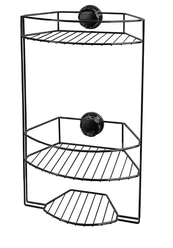 3-Tier Chrome Corner Shower Caddy