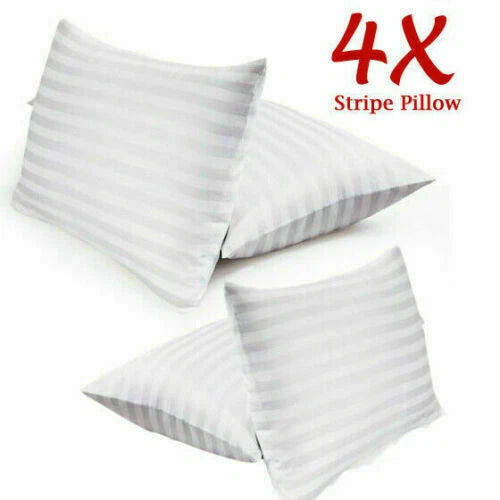 Satin Stripe Pillow Protectors
