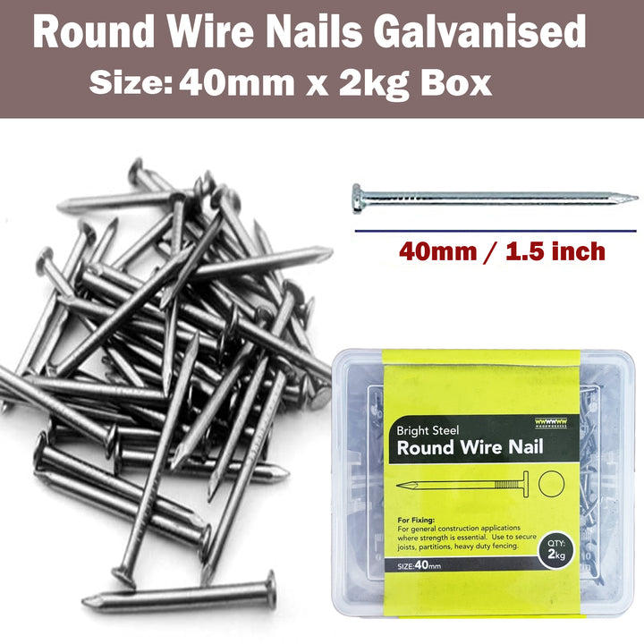 Galvanised Round Wire Nails